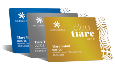 Air Tahiti Nui Club Tiare cards
