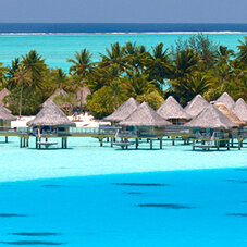 Air Tahiti Nui Overwater bungalows McLennan