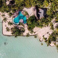 Tahaa - tahitian hotel & resort seen from the sky - Stéphane Mailion