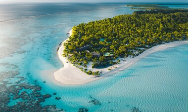 Hôtel le Brando_vue aérienne