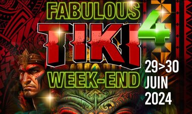 Affiche Fabulous Tiki Weekend 2024 provisoire
