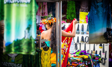 Cook Islands - Punanga Nui market Cook Islands - Punanga Nui market