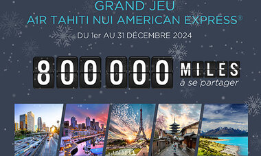800 000 miles à se partager du 1er au 314 décembre 2024