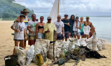 Projet déchets plage A Ti'a matairea