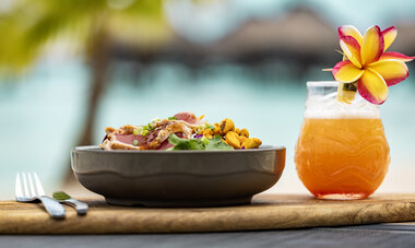 Food and Cocktails Hilton Moorea Resort 