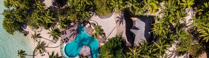 Tahaa - tahitian hotel & resort seen from the sky - Stéphane Mailion