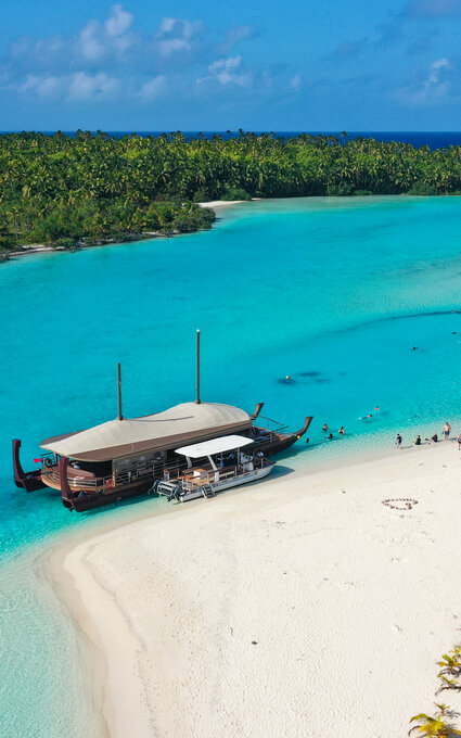 Cook Islands / Aitutaki - One Foot Island