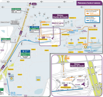 Plan Mercure Paris CDG Airport & Convention Plan Mercure Paris CDG Airport & Convention